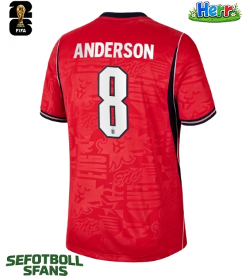 England Elliot Anderson #8 Bortatröja VM 2026 Kortärmad